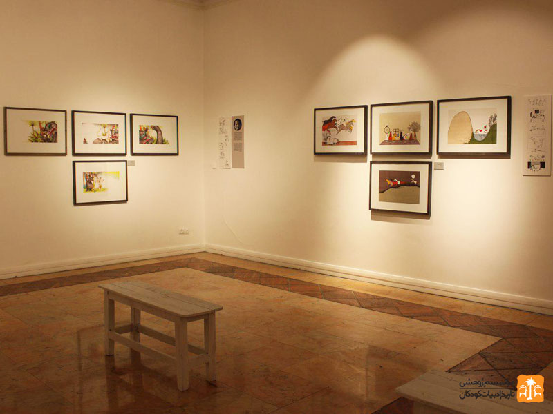 گزارش تصویری آیین گشایش نمایشگاه تصویرگری کتاب‌های کودکان
